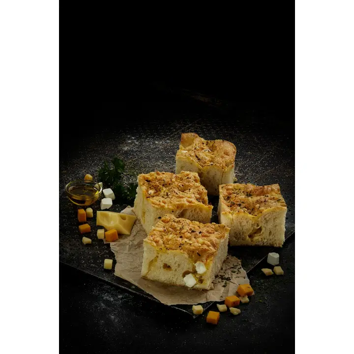 Fazer Leipurit Herkkufocaccia viisi juustoa kpl