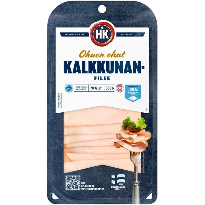 HK Ohuen ohut Kalkkunanfilee 300 g