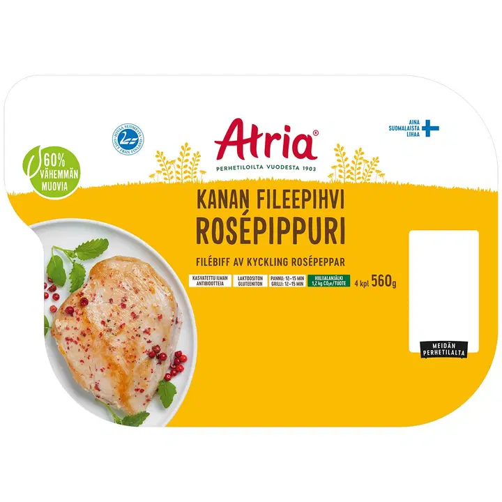 Atria Kanan Fileepihvi Rosépippuri 560g