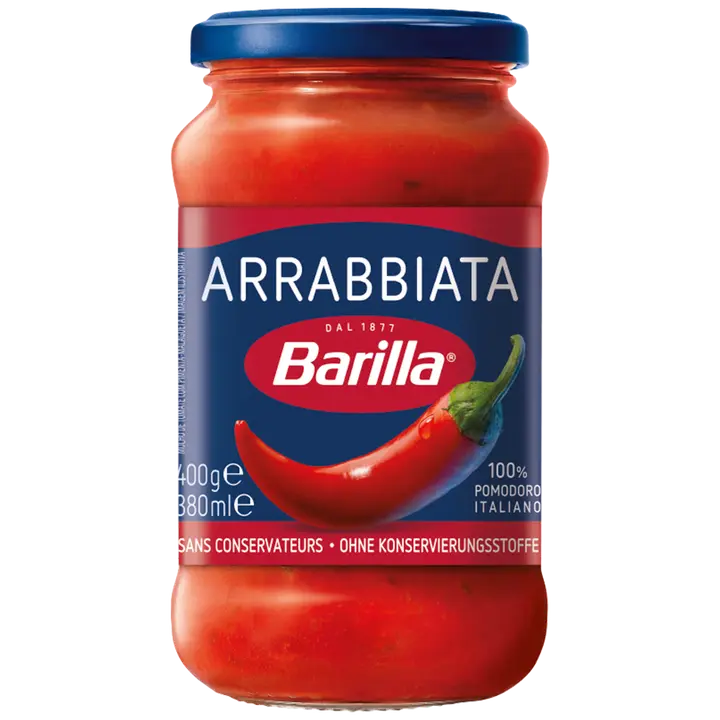 Barilla Arrabbiata voimakasmausteinen pastakastike 400g