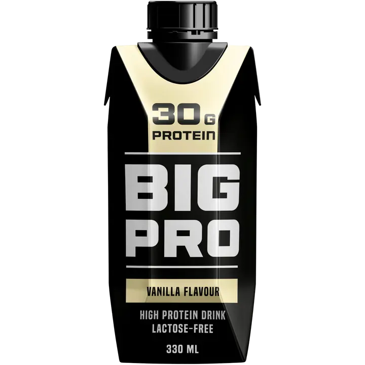 BIG PRO proteiinijuoma vanilja 330 ml UHT laktoositon