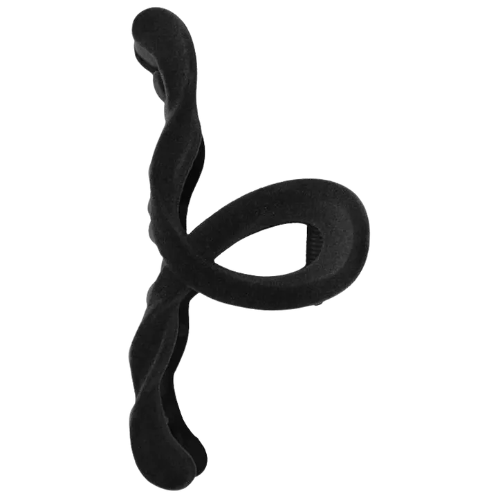 Accessories with Style Haisolki sametti aalto musta 11cm