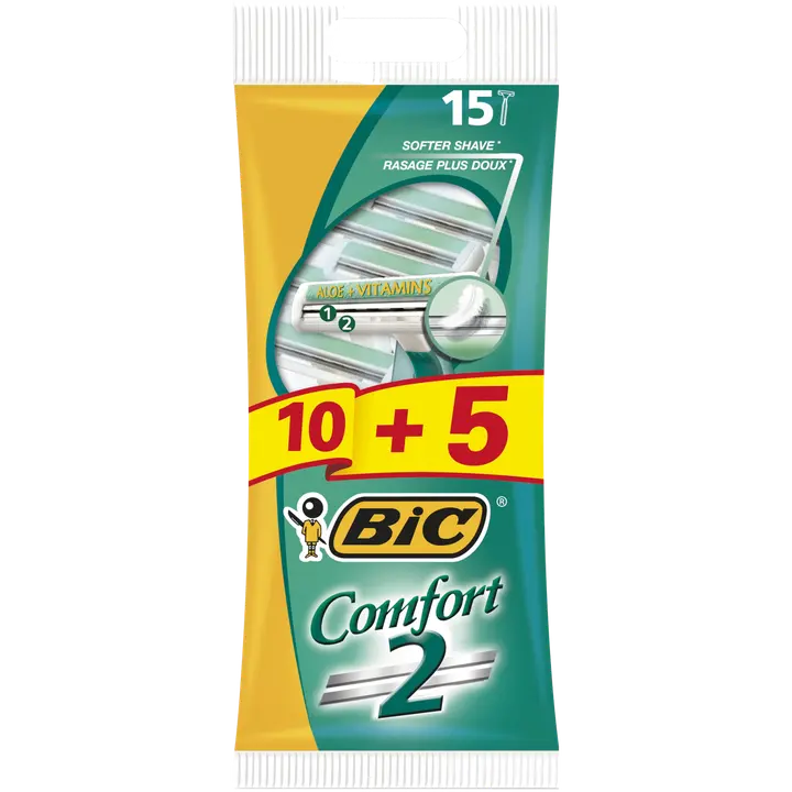 BIC varsiterä Comfort 2 10+5-pack