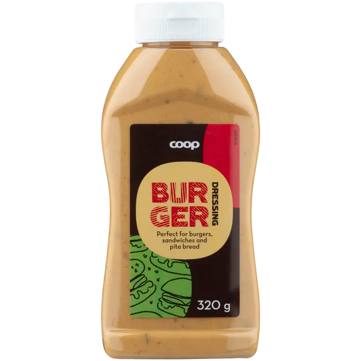 Coop hampurilaiskastike 320 g
