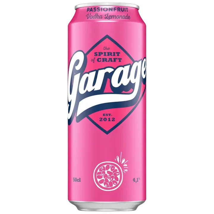 Garage Vodka Lemonade Passionfruit juomasekoitus 4,1 % tölkki 0,5 L