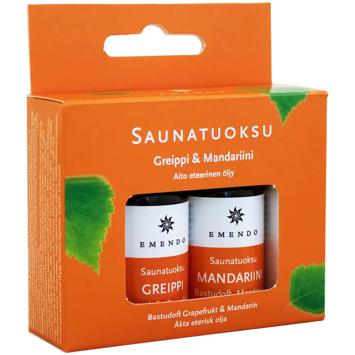 Emendo 2x10ml saunatuoksut greippi ja mandariini