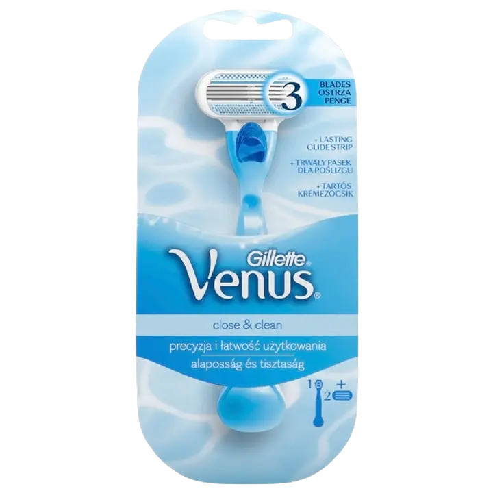 Gileltte raseerija Venus Close Clean + 2 tera