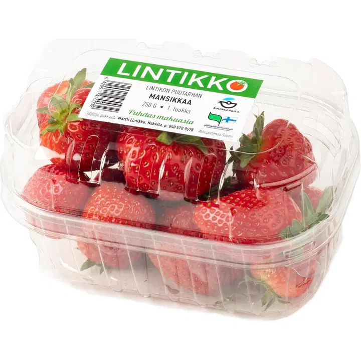 Lintikon puutarhan mansikkaa 250g