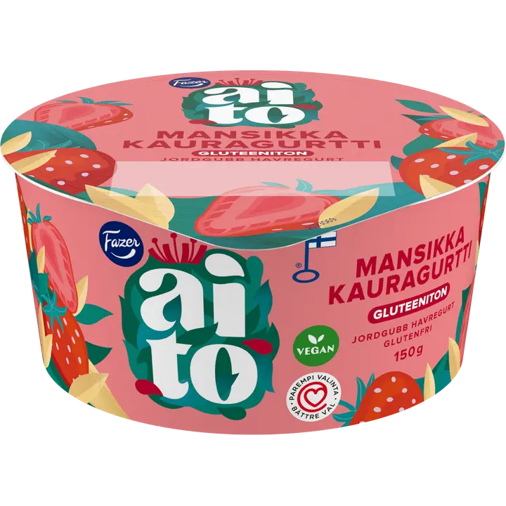 Fazer Aito Kauragurtti Mansikka Gluteeniton 150 g