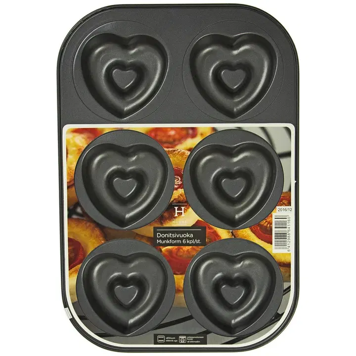 House donitsivuoka 6 donitsille sydän