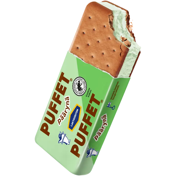 Puffet Päärynä Laktoositon välipalajäätelö 62g/1,1dl