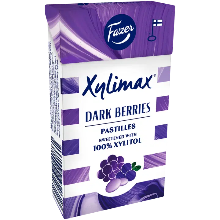 Fazer Xylimax Dark Berries täysksylitolipastilli 38g