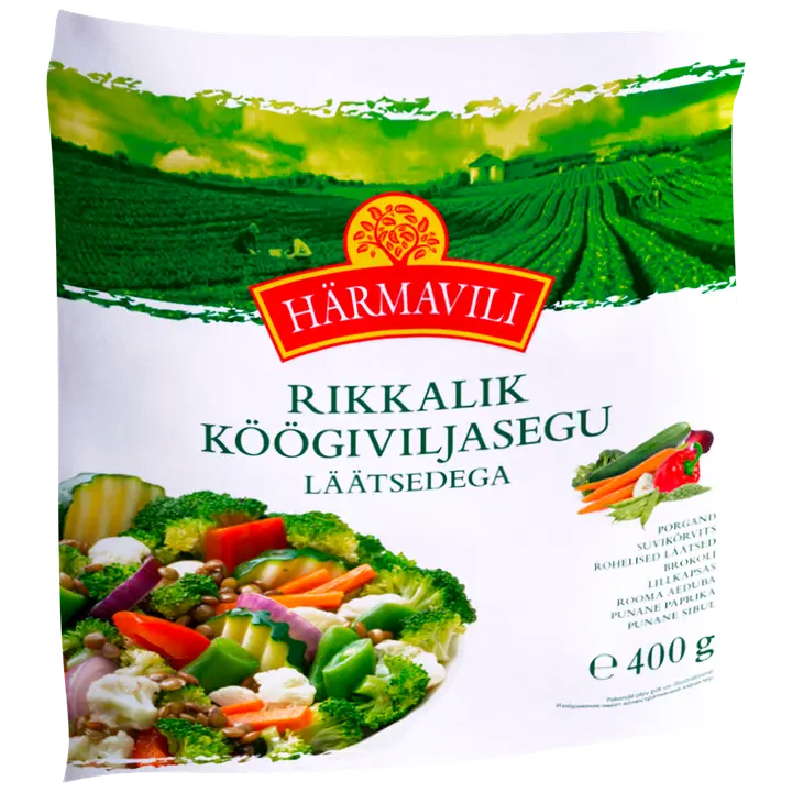 Rikkalik köögiviljasegu läätsedega 400 g