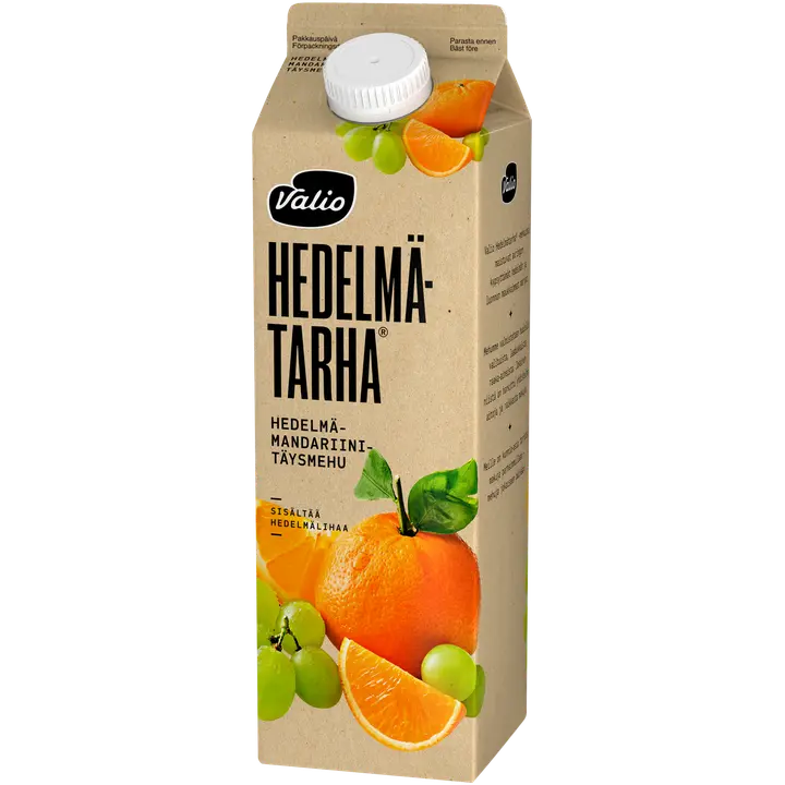 Valio Hedelmätarha® hedelmä-mandariinitäysmehu 1 l hedelmälihaa