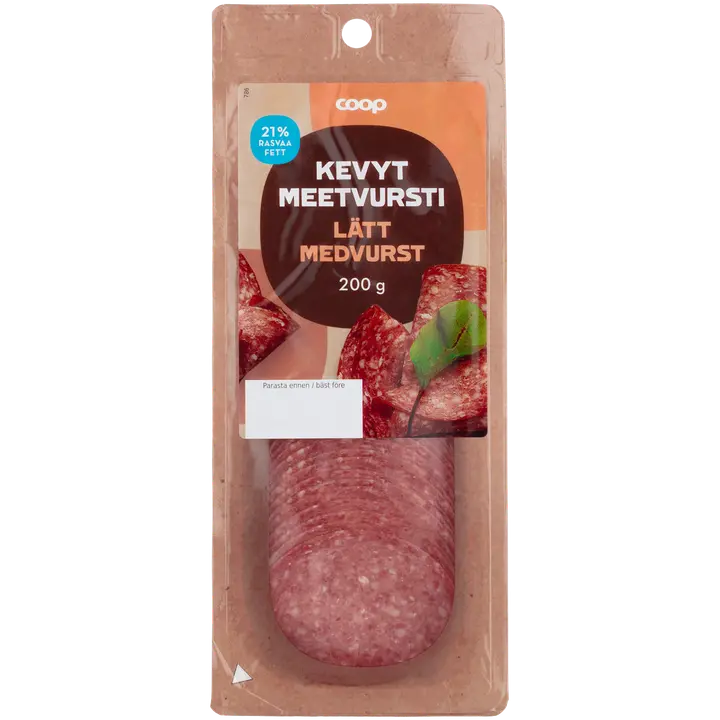 Coop kevyt meetvursti 200 g