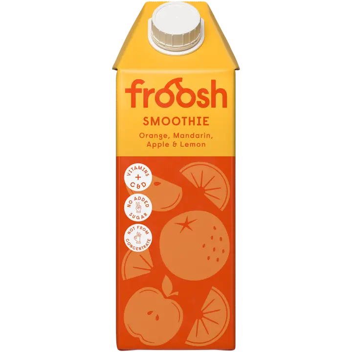 Froosh Smoothie Appelsiini, Mandariini, Omena & Sitruuna 750 ml
