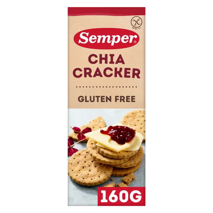 Semper Gluteeniton Chia Suolakeksi 160g