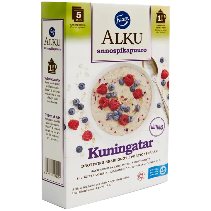 Fazer Alku kaera-kiirpudruportsjonid marjadega 5 × 40 g