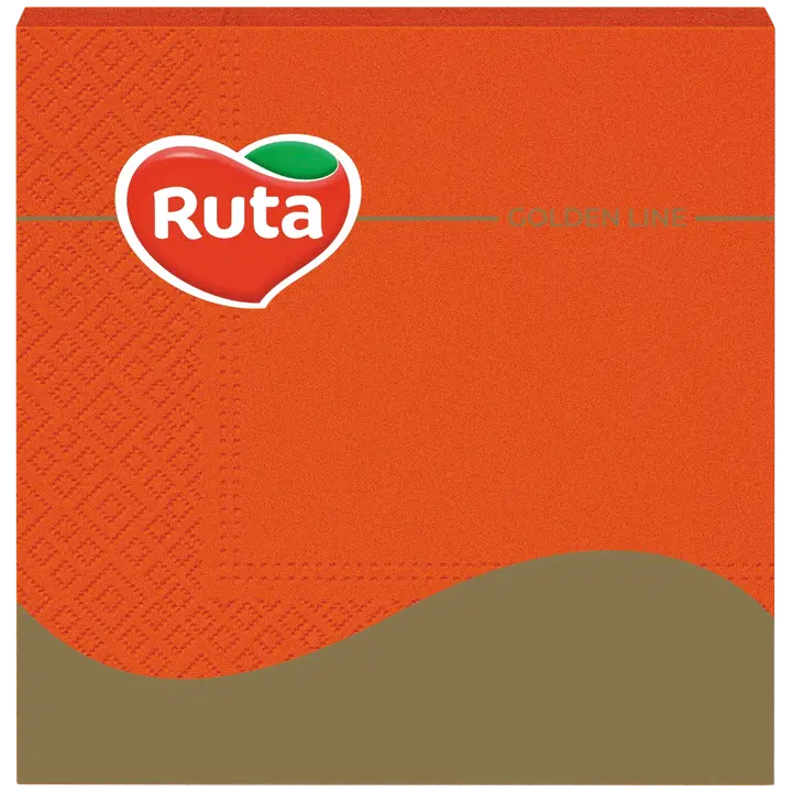 Ruta salvrätik 3-kihiline oranž 33cm