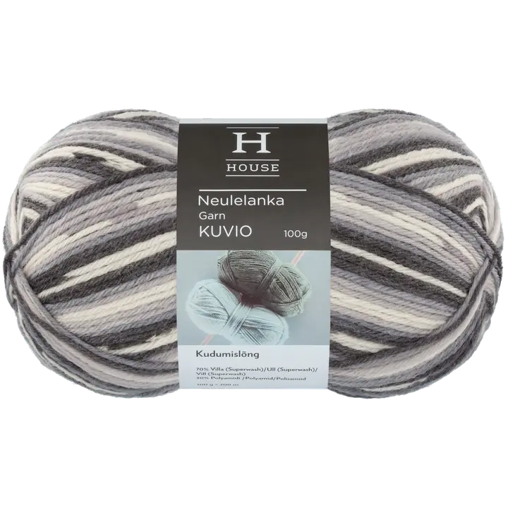 House lanka villasekoite Kuvio 100 g Gray/white 82164