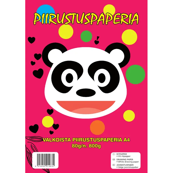 Piirustuspaperia A4 800g