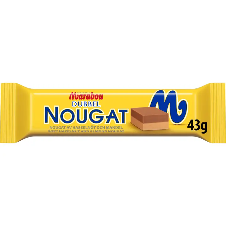 Marabou Dubbel Nougat suklaapatukka 43g