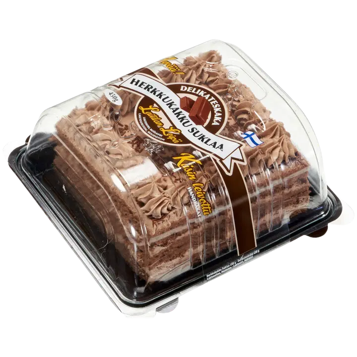 Laitilan Leipä  Herkkukakku Suklaa 450 g Laktoositon, Maidoton