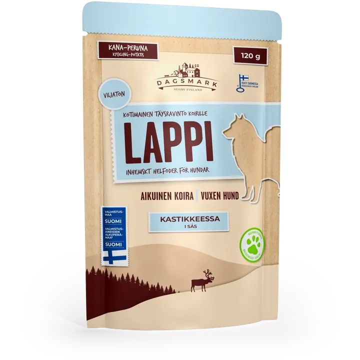 Dagsmark Petfood LAPPI kana-peruna kastikkeessa 120 g