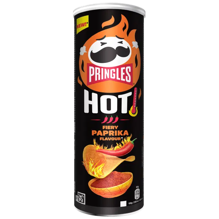 PRINGLES HOT FIERY PAPRIKA 160g