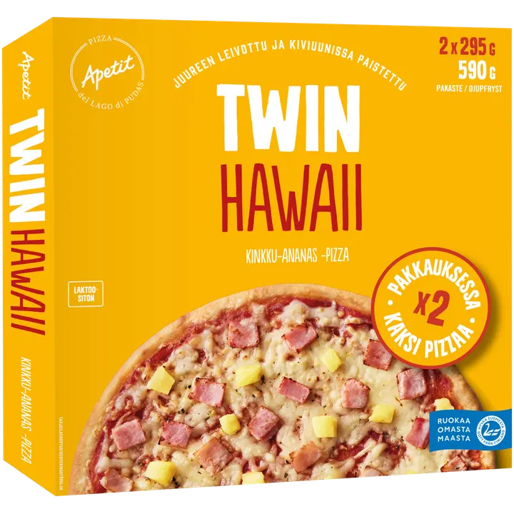 Apetit Twin Hawaii pizza pakaste 2x295g