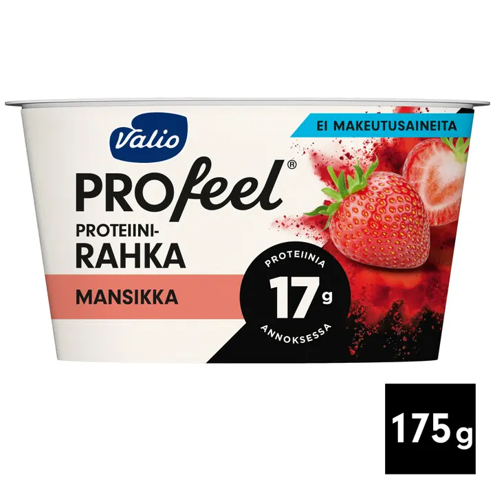 Valio PROfeel® proteiinirahka 175 g mansikka laktoositon