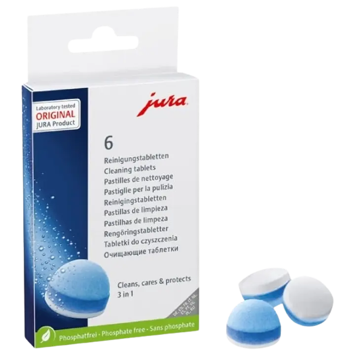 Jura puhastustabletid espressomasinale 6 tk