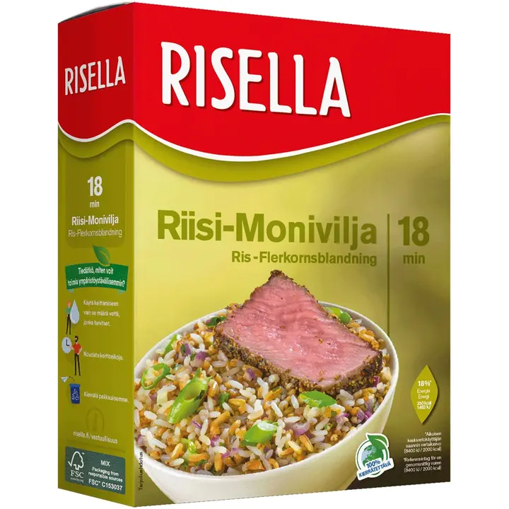 Risella Riisi-moniviljaseos 800g