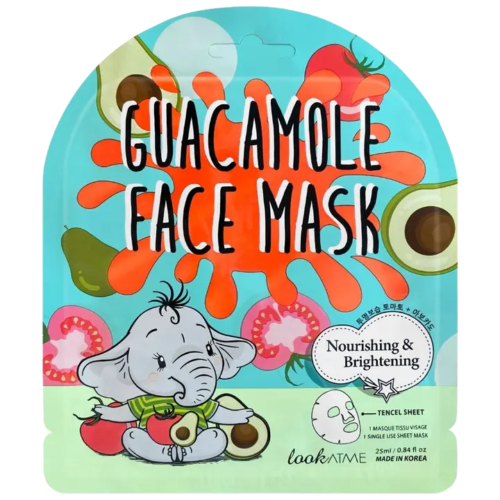 Look At Me Guacamole Tencel-kangasnaamio