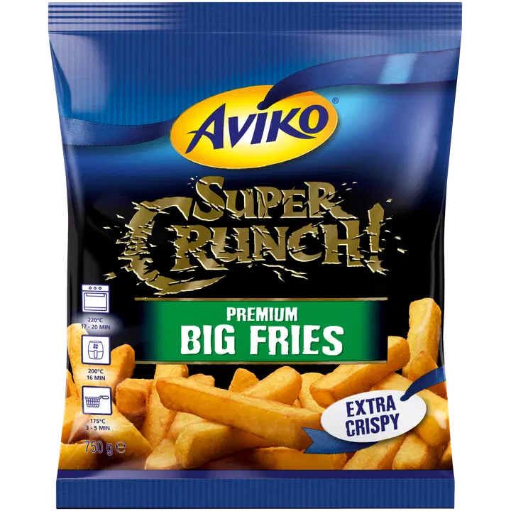Aviko Super Crunch Big Fries 750g