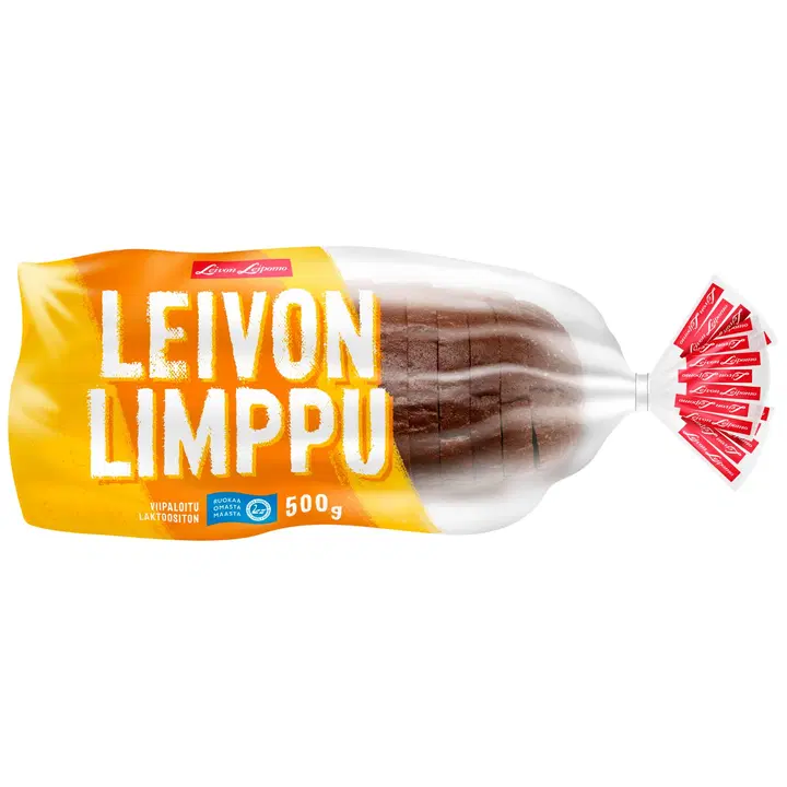 Leivon Leipomo Limppu 500g maustettu sekaleipä viipaloitu