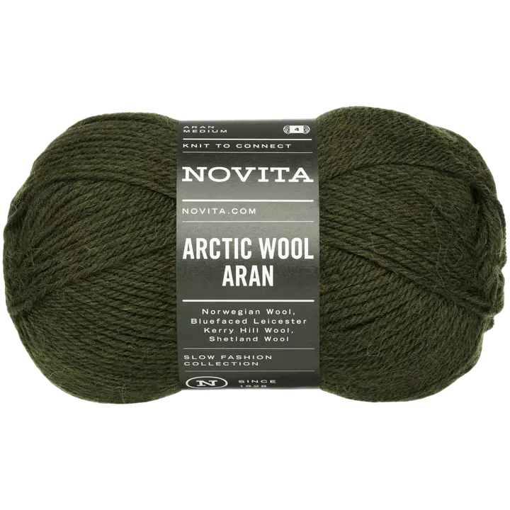 Novita lanka Arctic Wool Aran 100 g tunturipaju 357