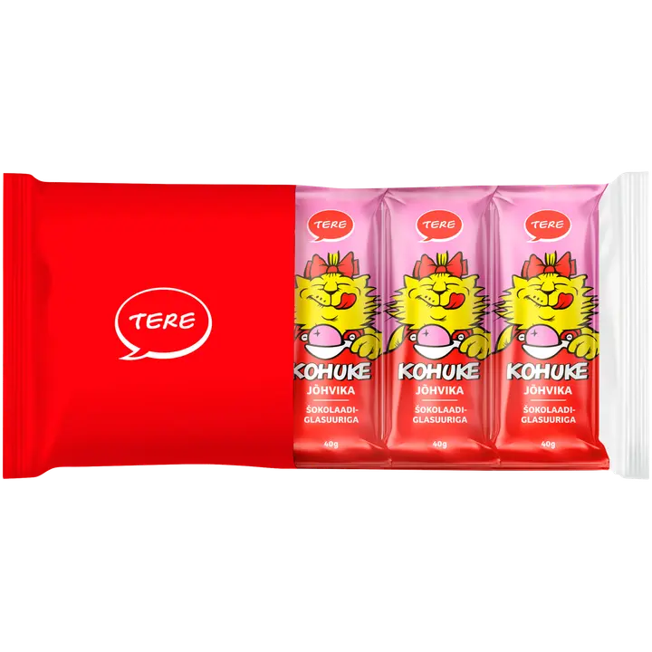 Tere Kohuke jõhvika multipakk, 5 x 40 g