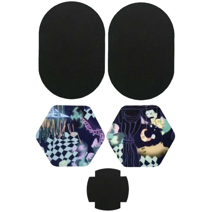 Fab Patch tekstiilipaikka vaatelaastari Rytmi 5 kpl