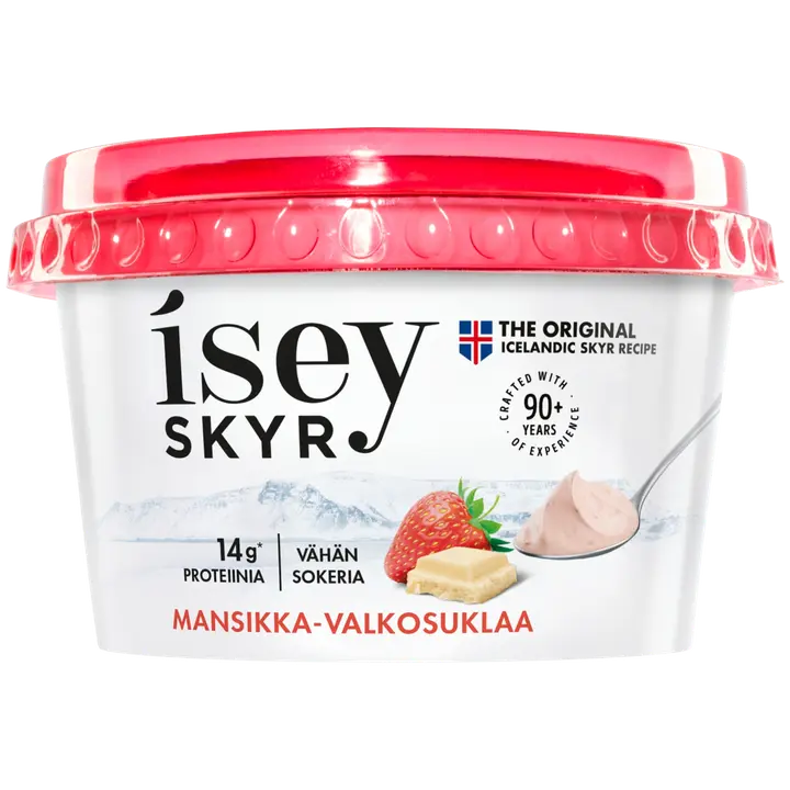 Isey Skyr Mansikka-valkosuklaa maitovalmiste 170g