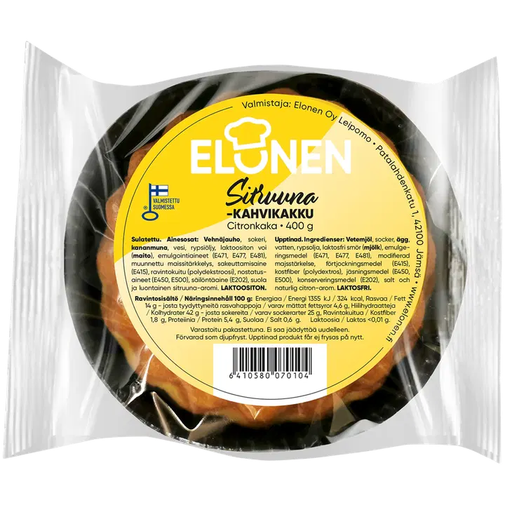 Elonen Sitruunakahvikakku 400g