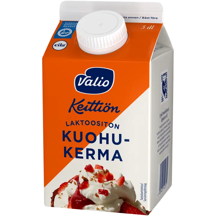 Valio Keittiön kuohukerma laktoositon 5 dl