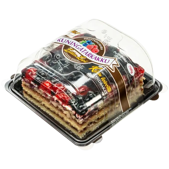 Laitilan Leipä  Kuningatarkakku 700 g Laktoositon, Maidoton Kerroskakku suomalaisilla marjoilla.