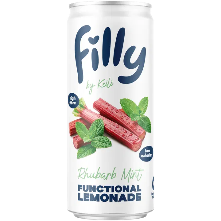 FILLY Rabarberi-mündi fuktsionaalne karastusjook 330ml