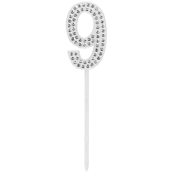 Koristetikku timantein numero 9