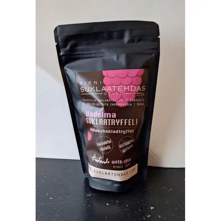 Pieni Suklaatehdas Vadelma-Suklaatryffeli 100g