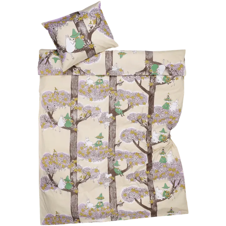 Voodipesukomplekt 150X210+50X60 Muumipere paarid