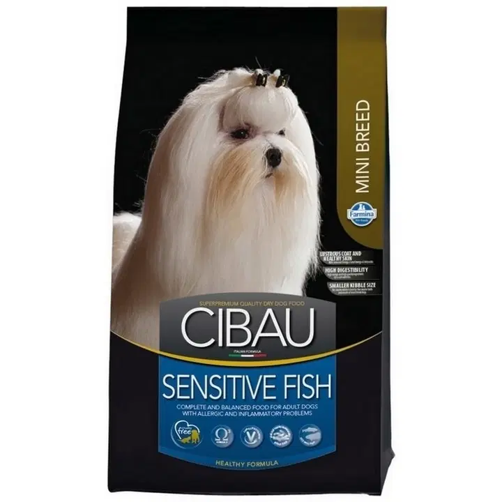 Cibau sens. Fish mini 2,5 kg kala-riisi koiran ruoka