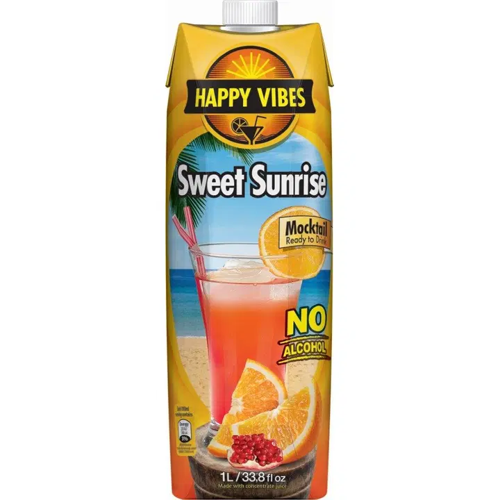 Happy Vibes Sweet Sunrise Mocktail 1 L