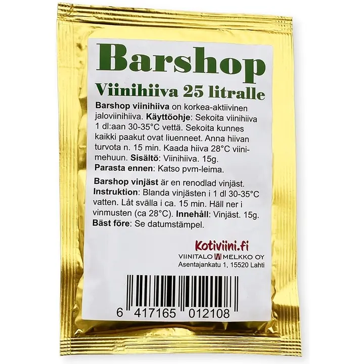 Barshop Viinihiiva 15 g